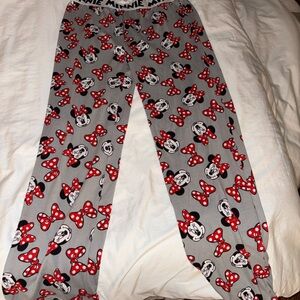 Disney Minnie Mouse Gray and Red Pajamas